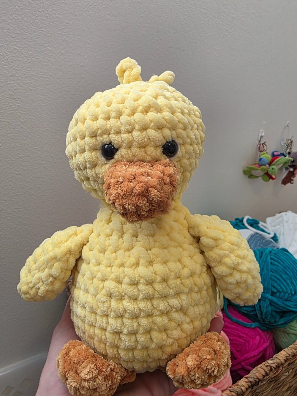 Handmade crochet baby duck🥰